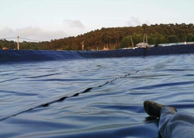 Geomembrános víztározó - Zala