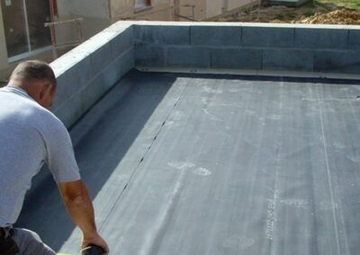 Tetőterasz szigetelés - Pilicsaba, családi ház